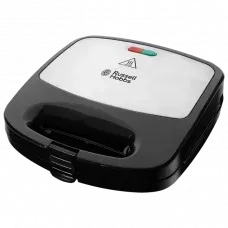Aparat pentru sandwich multifunctional Russell Hobbs Fiesta 3 in 1 Deep Fill Sandwich Makeк, Negru / Argintiu