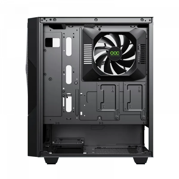 Компьютерный корпус Gamemax Typhoon COC, Midi-Tower, Без блока питания, Чёрный
