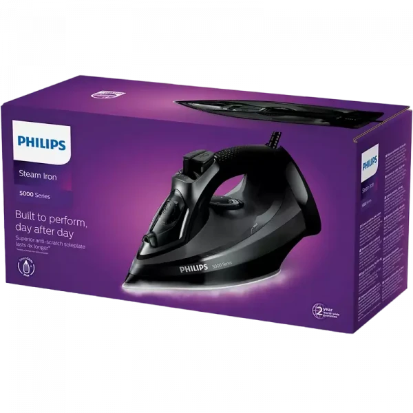 Утюг PHILIPS DST5040/80, 2600Вт, Чёрный