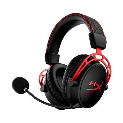 Căști gaming HyperX Cloud Alpha Wireless, Fără fir, Negru/Rosu