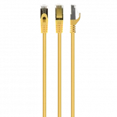 Patch cord Cablexpert PP6-1M/Y, Cat6 FTP , 1m, Galben