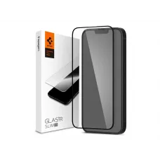 Защитное стекло Spigen iPhone 14 Plus, Glass FC, Чёрный