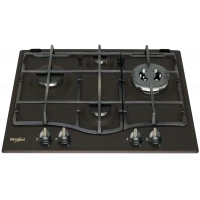 Plită pe gaz Whirlpool GMT 6422 AN, Negru
