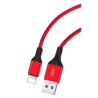 Кабель для зарядки и синхронизации XO NB143 Type-C, USB Type-A/USB Type-C, 1м, Красный
