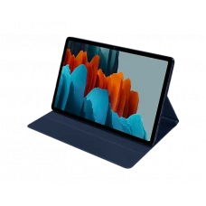 Husă pentru tabletă Samsung Tab S7 Book Cover, 11, Poliuretan, Albastru închis