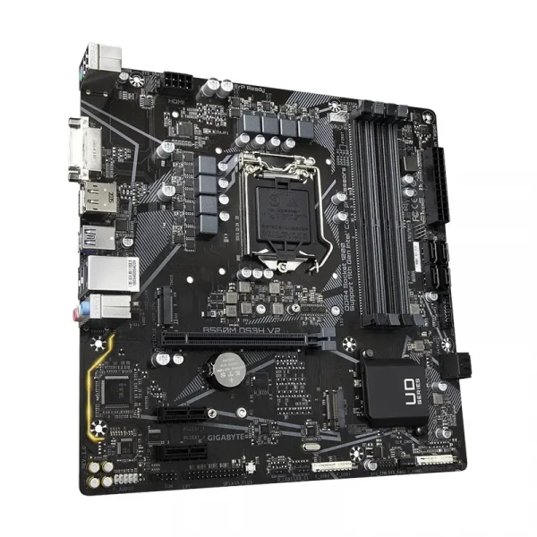 Материнская плата Gigabyte B560M DS3H V2, LGA1200, Intel B560, Micro-ATX