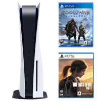 Игровая консоль SONY PS5, Белый, GoW Ragnarok, Last of Us RMK