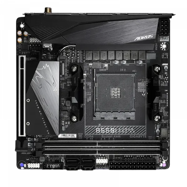 Placă de bază Gigabyte B550I AORUS PRO AX, AM4, AMD B550, Mini-ITX