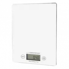Cântar electronic de bucătărie Esperanza EKS002W, Alb