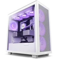 Carcasă PC NZXT H7 Flow RGB, Midi-Tower, ATX, Alb