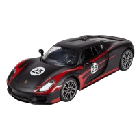 Jucărie cu telecomandă Rastar PORSCHE 918 Spyder Performance, 1:14, Negru (70770)