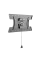 Фиксированное настенное крепление Gembird WM-65F-03, Чёрный
