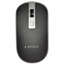 Mouse Wireless Gembird MUSW-4B-06-BS, Negru/Argintiu