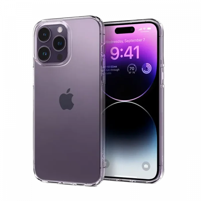 Husă Spigen iPhone 14 Pro Max, Liquid Crystal, Transparent
