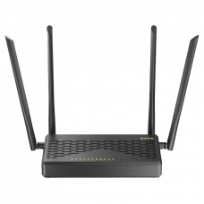 Беспроводной маршрутизатор D-Link DIR-825/GFRU, 3G, 4G, Чёрный