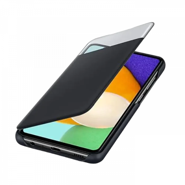 Чехол книжка Samsung S View Wallet Cover Galaxy A52, Чёрный