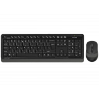 Set Tastatură + Mouse A4Tech FG1010S, Fără fir, Gri