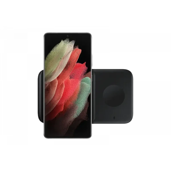 Încărcător wireless Samsung EP-P4300TBRGRU, 15W, Negru