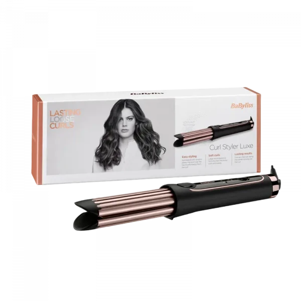 Плойка BaByliss Curl Styler Luxe C112E, Чёрный | Розовый