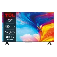 43 LED SMART TV TCL 43P635, 3840x2160 4K UHD, Google TV, Negru
