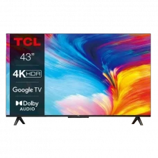 43 LED SMART TV TCL 43P635, 3840x2160 4K UHD, Google TV, Negru