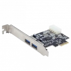 Карта расширения PCI-Express Gembird UPC-30-2P, Чёрная