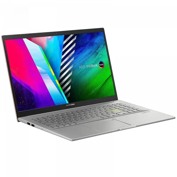Laptop 15,6 ASUS Vivobook 15 OLED K513EA, Transparent Silver, Intel Core i3-1125G4, 8GB/256GB, Fără SO