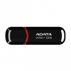 Memorie USB ADATA UV150, 32GB, Negru/Rosu