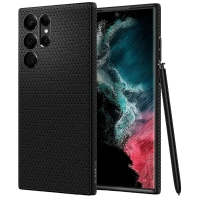 Husă Spigen Samsung S22+, Liquid Air, Negru mat