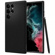 Husă Spigen Samsung S22+, Liquid Air, Negru mat