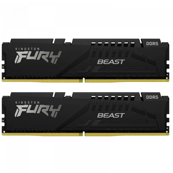 Memorie RAM Kingston FURY Beast, DDR5 SDRAM, 5200 MHz, 32GB, KF552C40BBK2-32