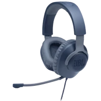 Căști gaming JBL Quantum 100, Cu fir, Albastru