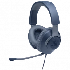 Căști gaming JBL Quantum 100, Cu fir, Albastru