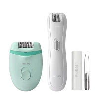 Эпилятор PHILIPS BRP529/00, Белый/Зелёный