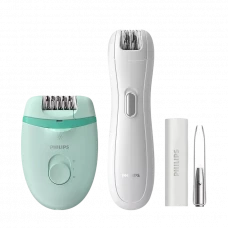 Эпилятор PHILIPS BRP529/00, Белый/Зелёный