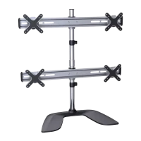 Suport birou pentru monitoare Reflecta PLANO DeskStand 23-1010 Q, Gri