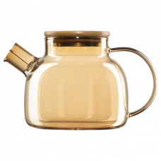 Ceainic cu infuzor Ardesto AR3010GBG, 1L, Transparent | Auriu