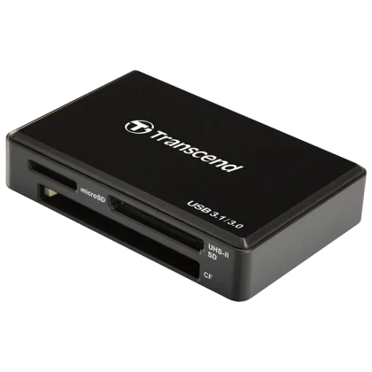 Кардридер Transcend TS-RDF9, micro-USB, USB Type-A, Чёрный