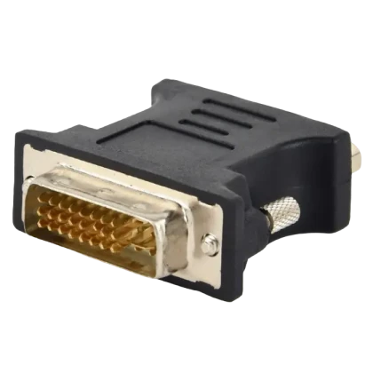 Видеоадаптер Cablexpert A-DVI-VGA-BK, DVI-I (M) - VGA D-Sub (F), Чёрный
