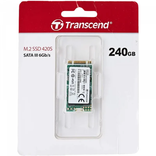 Накопитель SSD Transcend 420S, 240Гб, TS240GMTS420S