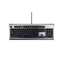 Tastatură Canyon Interceptor, Cu fir, Negru/Argintiu