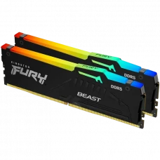 Memorie RAM Kingston FURY Beast RGB, DDR5 SDRAM, 6000 MHz, 64GB, KF560C36BBEAK2-64