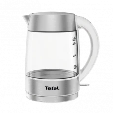 Fierbător electric Tefal Glass, Alb
