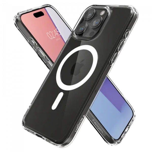 Husă Spigen iPhone 15 Pro Max Ultra Hybrid Mag Magsafe, Transparent