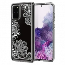 Husă Spigen Ciel Galaxy S20+, Mandala albă