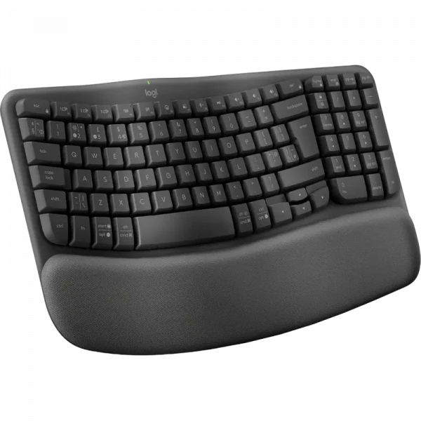 Tastatură Logitech Wave Keys, Fără fir, Grafit