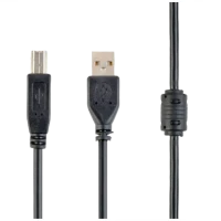 Cablu de comunicație Gembird CCF-USB2-AMBM-6, USB Type-A/USB Type-B, 1,8m, Negru