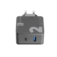 Зарядное устройство Cellularline USB-C, QC3.0 Charger 36W, 36Вт, Чёрный