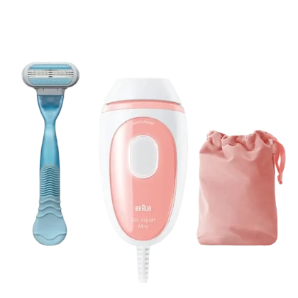 Fotoepilator Braun PL1014 Silk-expert Mini, Roz | Alb