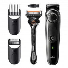 Trimmer pentru bărbați Braun BT5342, Negru | Gri